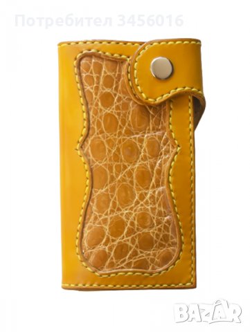 Дамско портмоне от естественна кожа, ръчна изработка, снимка 4 - Портфейли, портмонета - 39965241