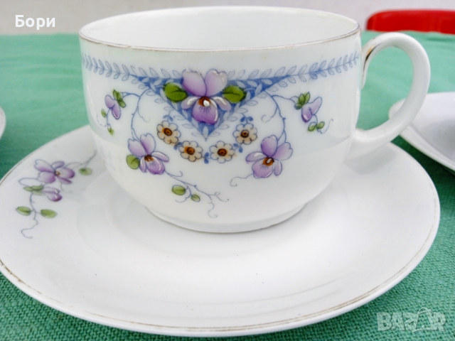 Немски порцелан чаши за чай, снимка 2 - Чаши - 36575183