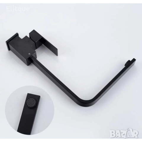 Едноръкохватков кухненски смесител, цвят черен мат, Top Ceramic, снимка 6 - Други стоки за дома - 52854048