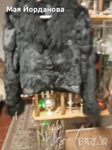 Палто естествена кожа с богата яка от лама., снимка 2 - Палта, манта - 48643952