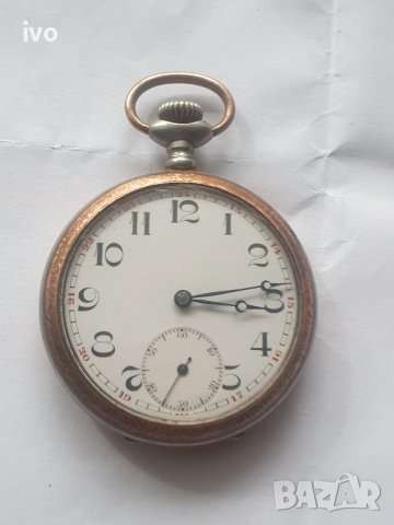 стар джобен механичен часовник, снимка 7 - Джобни - 40196094