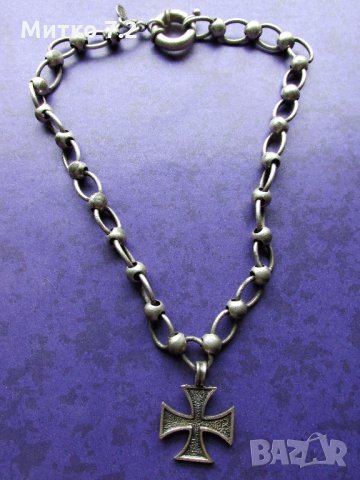 Посребрен ланец с кръст - bico, снимка 7 - Колиета, медальони, синджири - 28129554