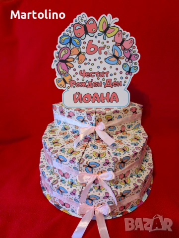 Картонена торта Фрозен, снимка 13 - Други - 53134671