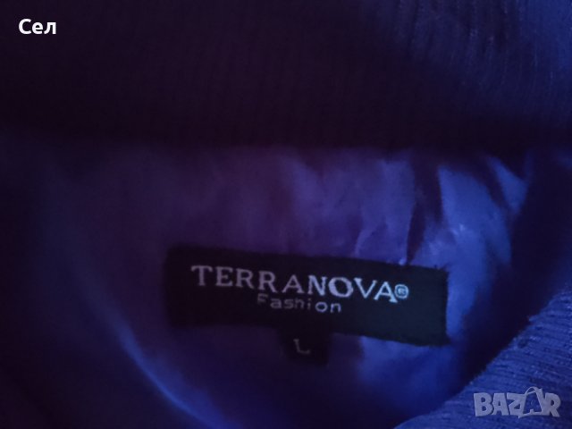 Топло,пухкаво,лилаво яке  Terranova L, снимка 2 - Якета - 44140308