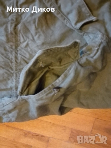 Анорак от соца брезентов нов размер М-Л, снимка 6 - Екипировка - 53488238