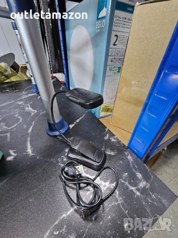 Лампа за четене в леглото, USB-C, снимка 5 - Настолни лампи - 52461665