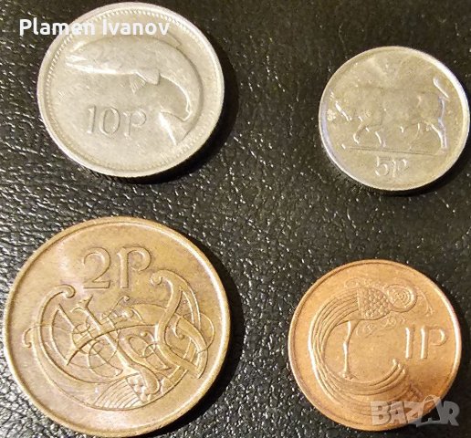 Лот стари монети от Ирландия в добро състояние