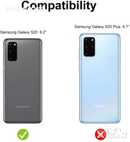 Keallce Съвместим за Samsung Galaxy S20 калъф -6,2 инча, черен НОВ, снимка 3 - Калъфи, кейсове - 37130933