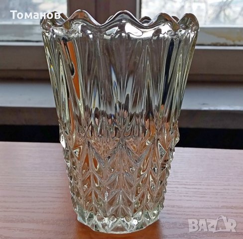 Нова масивна кристална ваза от оловен кристал, снимка 2 - Вази - 33666004
