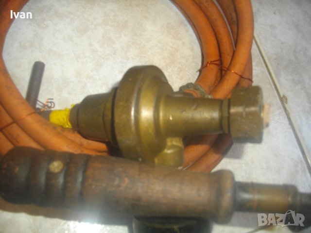 Немска Газова Пропан-Бутан Горелка-Старо Качество-С Маркуч/Редуцир Вентил-Различни-Отлично Състояние, снимка 11 - Други инструменти - 43639709