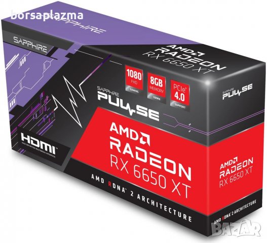 Sapphire Pulse Radeon RX 6650 XT 8GB , снимка 2 - Видеокарти - 36799426