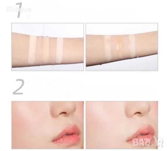 Водоустойчива пудра за лице с козметична гъба / Вариант 1: 01#;Вариант 2: 02#; Вариант 3: 03#;, снимка 7 - Други - 52854152