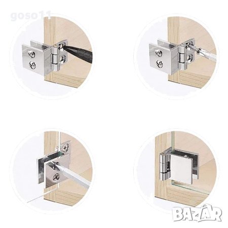 панти за стъклени вратички на мебели, снимка 9 - Секции и витрини - 36738605