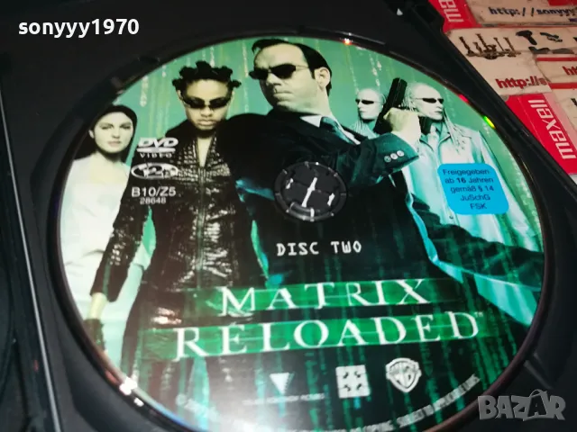 MATRIX RELOADED X2 DVD 1004251711, снимка 6 - DVD филми - 49848272