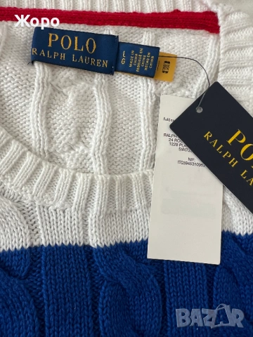 Оригинален Polo Ralph Lauren пуловер – Чисто нов с етикети – Размер L, снимка 8 - Пуловери - 53580664