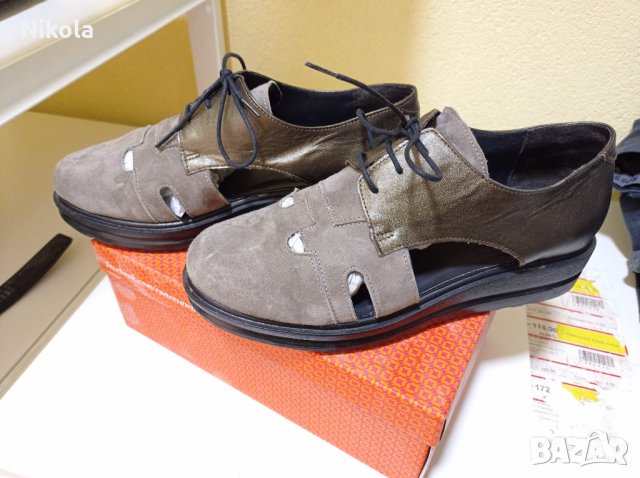 Дамски летни обувки тип сандал №38 и стелка 25см Нови!, снимка 2 - Сандали - 33462028