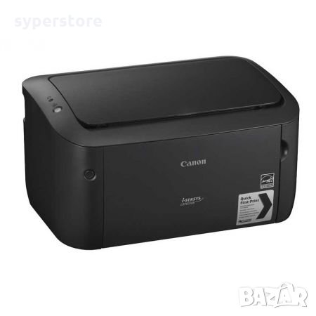 Принтер Лазерен Черно-бял CANON i-SENSYS LBP6030B Компактен за дома или офиса, снимка 3 - Принтери, копири, скенери - 33536285
