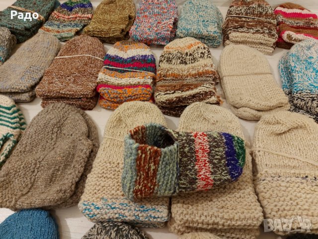 Терлици, гети родопски ръчно изработели плетени вълнени чорапи нови, снимка 6 - Други - 42952360