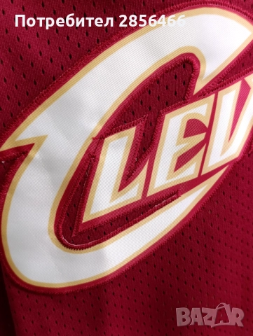 Мъжки потник Mitchell&Ness Cleveland Lebron James размер M, снимка 7 - Тениски - 52150586