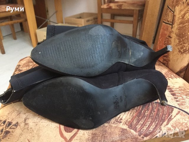 Велурени ботуши, снимка 6 - Дамски ботуши - 40539188