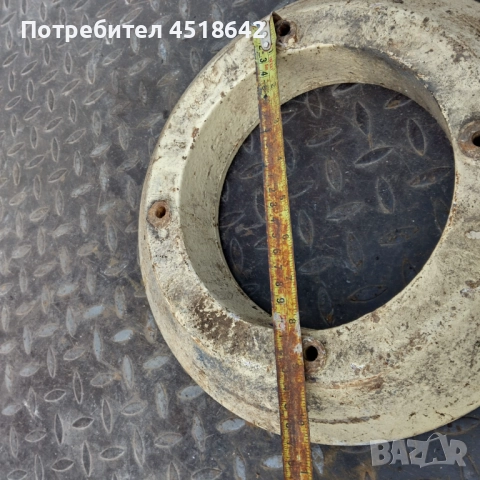 2 х 16кг, тежести за трактор, фреза, мотоблок, снимка 5 - Селскостопанска техника - 52624261