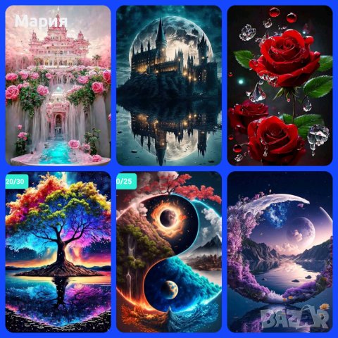 Черен петък!!!Диамантени гоблени- комплекти, налични, снимка 13 - Гоблени - 40605067