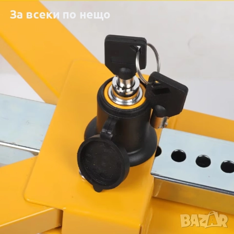 Скоба за заключване на гума PA1211 – Универсална против кражба, регулируема 13″–17″, снимка 2 - Други инструменти - 52332301