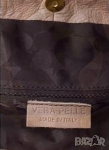 чанта VERA PELLE  оригинална Естествена кожа, снимка 3 - Чанти - 32227932