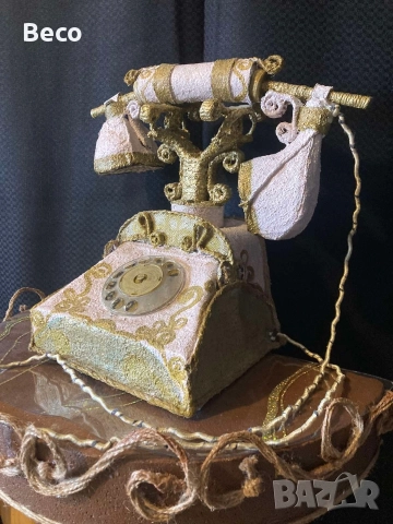 Арт телефон винтидж , снимка 3 - Декорация за дома - 52833684