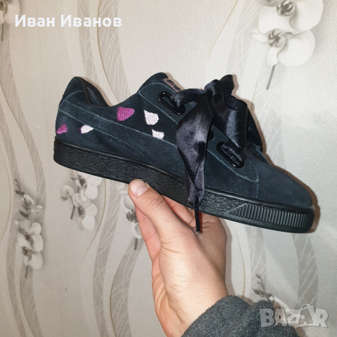 Puma Suede Heart Flowery  кецове / маратонки номер 39, снимка 10 - Маратонки - 44865851