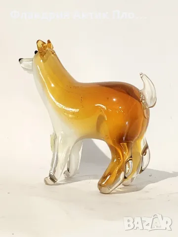 Стъклено куче, снимка 3 - Статуетки - 21282224