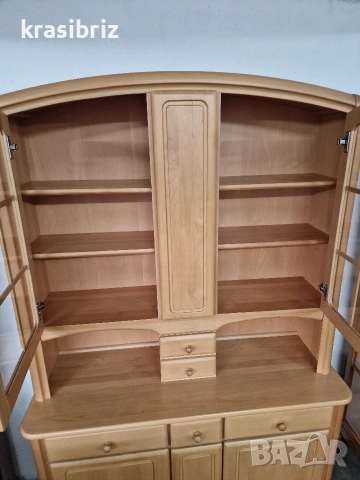 Масивна Витрина -внос от Германия! , снимка 4 - Секции и витрини - 53521916