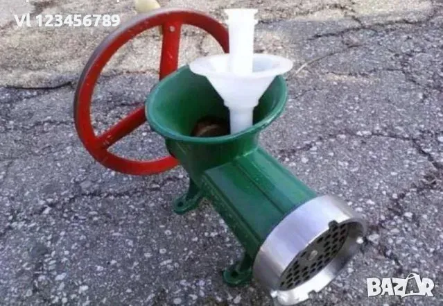 Чугунена месомелачка за кайма №32 -Румъния, снимка 5 - Месомелачки - 49784476