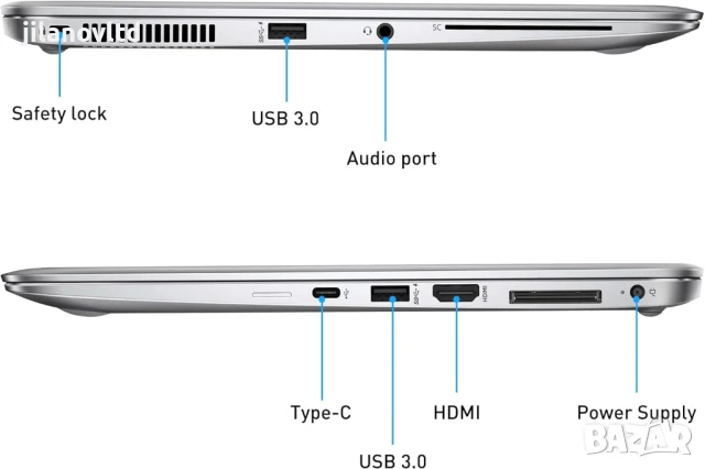 Лаптоп HP EliteBook 1040 G3 i7-6500U 8GB 512GB ТЪЧСКРИЙН ГАРАНЦИЯ, снимка 6 - Лаптопи за работа - 51199574