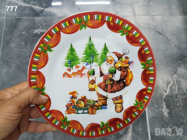 Коледни чинии, снимка 2 - Чинии - 38186330