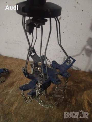 Комплект  немски вериги за сняг  Марка:  RUD CENTRAX 891 / 12R Размер на гумата от 14 до 21 цола, снимка 3 - Аксесоари и консумативи - 48539503