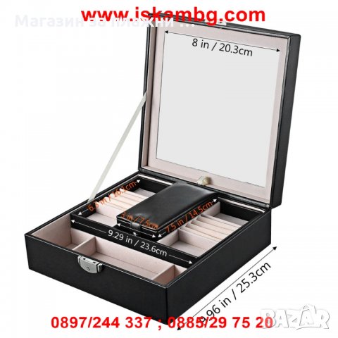 Луксозна кутия за бижута - код 1755, снимка 16 - Подаръци за жени - 26931490