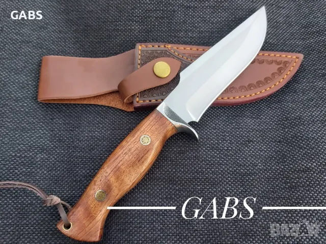 Висококачествен ръчно изработен нож с кожена кания,LN411