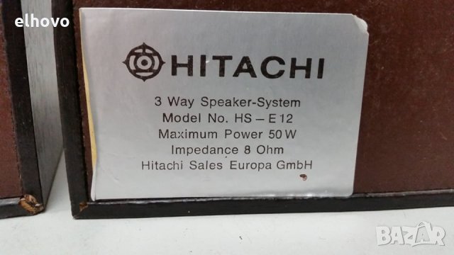 Тонколони Hitachi HS-E12, снимка 6 - Тонколони - 28966085