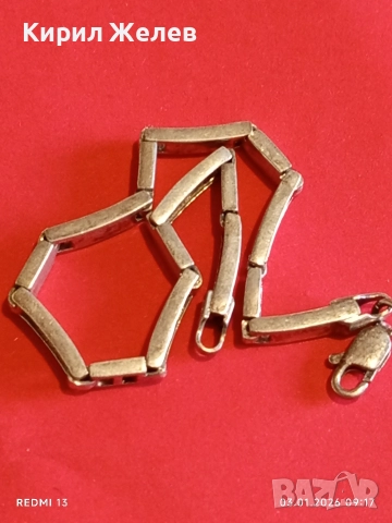 Сребърна гривна висока проба сребро майсторска изработка 26303, снимка 8 - Гривни - 52960705