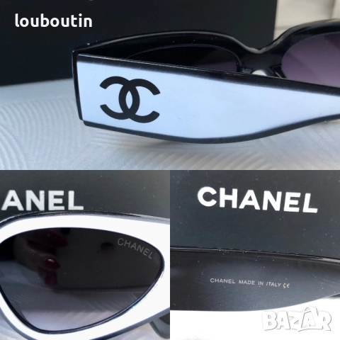 Дамски слънчеви очила котка бяло и черно, снимка 3 - Слънчеви и диоптрични очила - 52914542