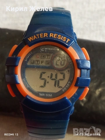 Винтидж електтронен часовник работи много красив стилен дизайн 51838, снимка 2 - Дамски - 53492864