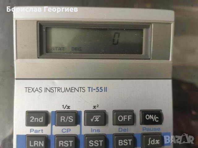 Калкулатор Texas Intruments ti 55 ii, снимка 2 - Друга електроника - 33207552