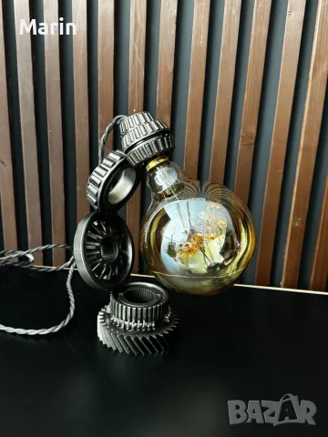 Дизайнерска настолна лампа , снимка 5 - Настолни лампи - 47520425