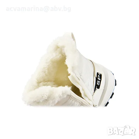 нови бели ботички с топла подплата №39, снимка 5 - Дамски боти - 48189191