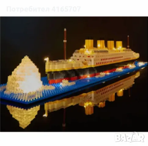 Конструктор тип лего – Легендарен кораб Титаник, снимка 3 - Конструктори - 48610516