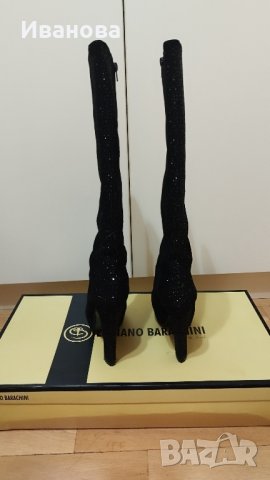 Италиански официални ботуши -LUCIANO BARACHINI, снимка 4 - Дамски ботуши - 43583550