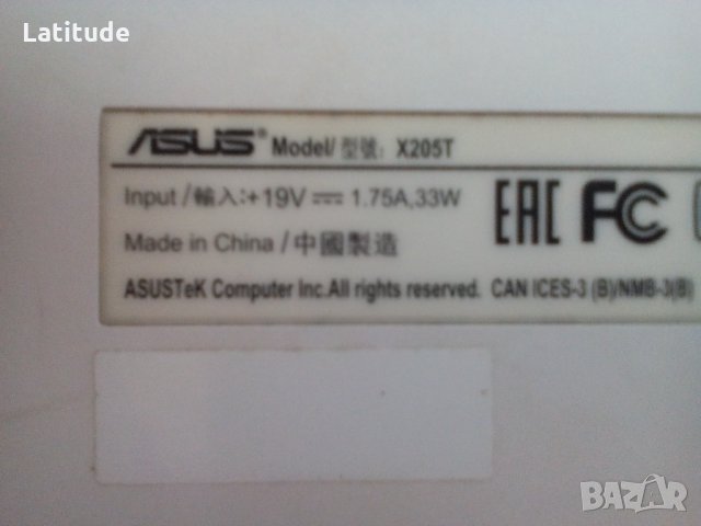 ASUS EeeBook X205T на части, снимка 4 - Лаптопи за дома - 33458716