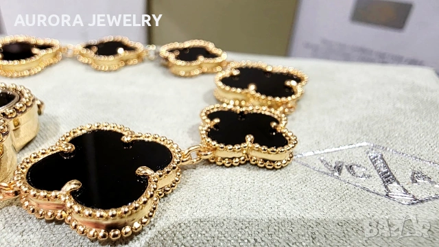 Van Cleef & Arpels VCA Black Onyx Alhambra Дамски Часовник, снимка 13 - Дамски - 53124945