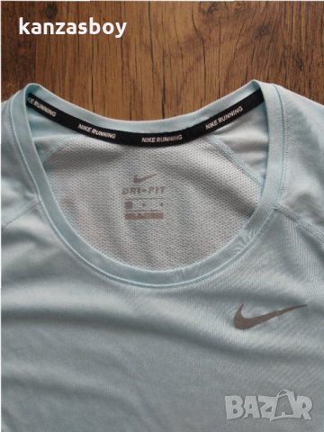 Nike Dry Miler Blue - страхотна дамска тениска, снимка 6 - Тениски - 32997326